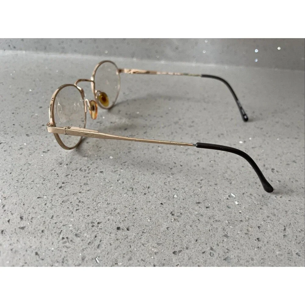 Kenmark Gallery Oval Flex Eyeglasses FRAMES ONLY 51-20-140 gold full rim READ